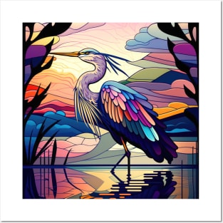Great Blue Heron Posters and Art